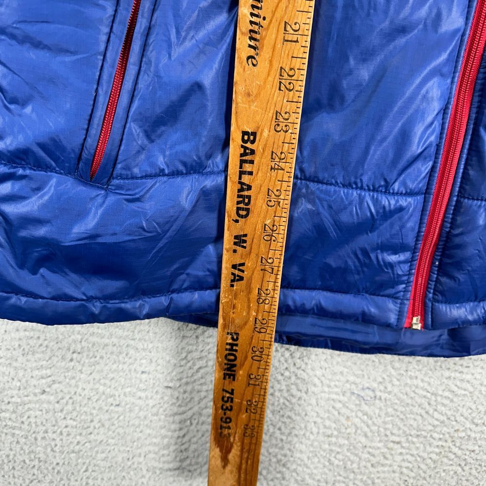 New York Rangers NHL Full Zip Vest Mens XL Red Bue Vintage Hockey Mitchell Ness - Picture 11 of 12